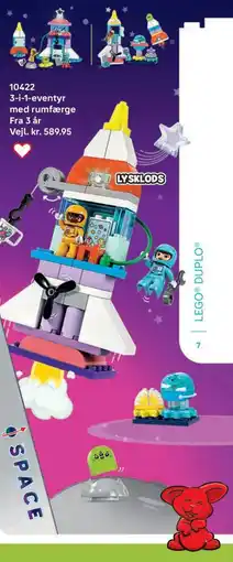 Lego 3-i-1-eventyr med rumfærge tilbud