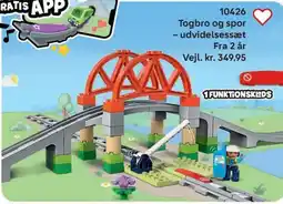 Lego Togbro og spor – udvidelsessæt tilbud