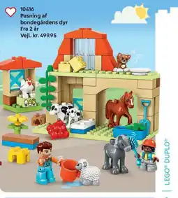 Lego Pasning af bondegårdens dyr tilbud