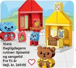 Lego Spisetid og sengetid tilbud