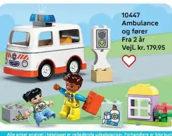 Lego Ambulance og fører tilbud