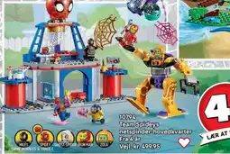 Lego Team Spideys netspinder-hovedkvarter tilbud