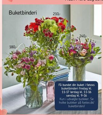 Føtex Buketbinderi tilbud
