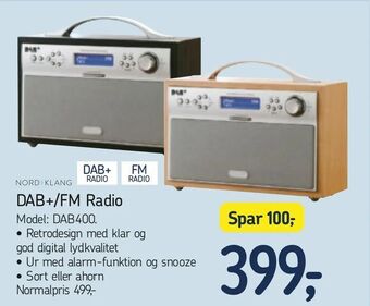 Føtex DAB+/FM Radio tilbud