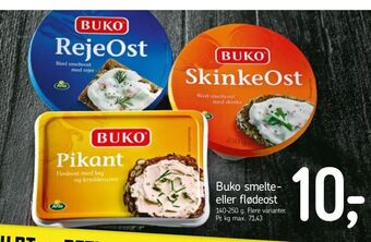 Føtex Buko smelte- eller flødeost tilbud