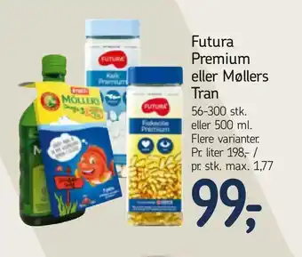 Føtex Futura Premium eller Møllers Tran tilbud