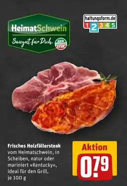 REWE DE Frisches holzfällersteak tilbud