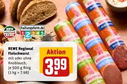 REWE DE Rewe regional fleischwurst tilbud