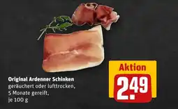REWE DE Original ardenner schinken tilbud