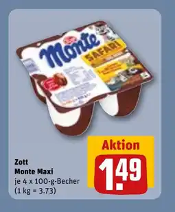 REWE DE ZOTT Monte maxi tilbud