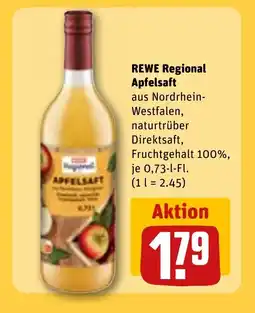 REWE DE Rewe regional apfelsaft tilbud