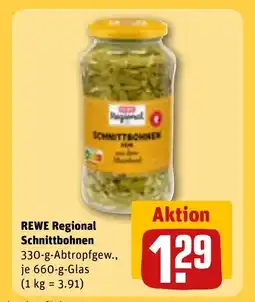 REWE DE Rewe regional schnittbohnen tilbud