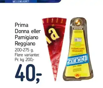Føtex Prima Donna eller Pamigiano Reggiano tilbud
