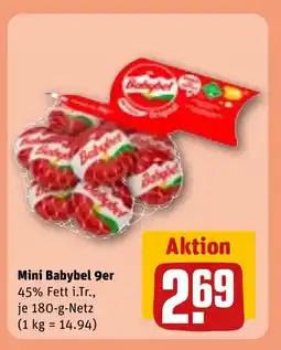 REWE DE MINI BABYBEL 9er tilbud