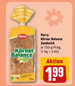 REWE DE HARRY Körner balance sandwich tilbud