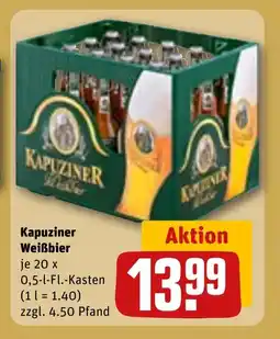 REWE DE KAPUZINER Weißbier tilbud