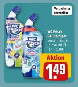 REWE DE WC FRISCH Gel reiniger tilbud