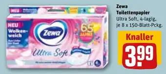 REWE DE ZEWA Toilettenpapier tilbud