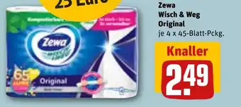 REWE DE ZEWA Wisch & weg original tilbud