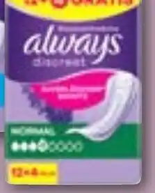 REWE DE ALWAYS Discreet inkontinenzeinlagen tilbud