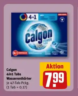 REWE DE CALGON 4in1 tabs wasserenthärter tilbud