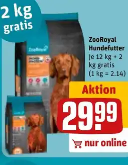 REWE DE ZOOROYAL Hundefutter tilbud