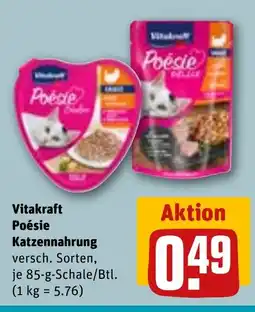 REWE DE VITAKRAFT Poésie katzennahrung tilbud