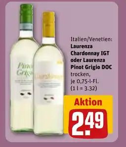 REWE DE Laurenza chardonnay igt oder laurenza pinot grigio doc tilbud
