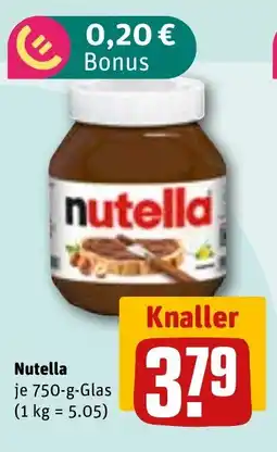 REWE DE Nutella tilbud