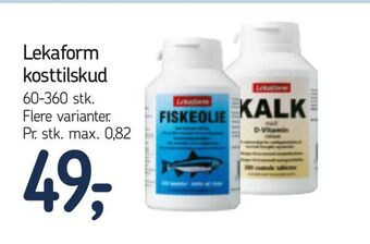 Føtex Lekaform kosttilskud tilbud