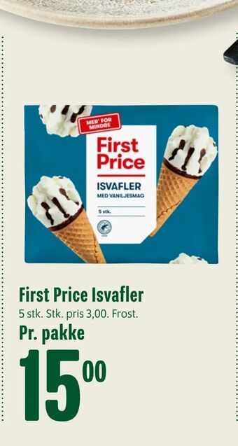 Min Købmand First Price Isvafler tilbud