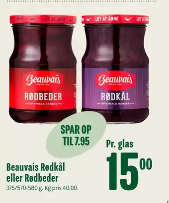 Min Købmand Beauvais Rødkål eller Rødbeder tilbud