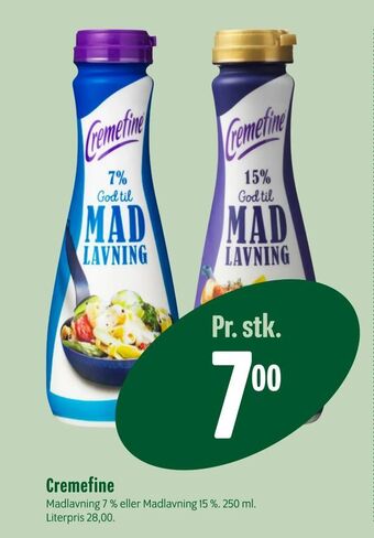 Min Købmand Cremefine tilbud