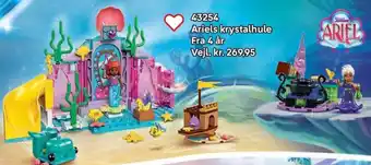 Lego Ariels krystalhule tilbud