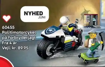 Lego Politimotorcykel på forbryderjagt tilbud
