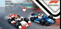 Lego F1° Williams Racing og Haas F1º-racerbiler tilbud