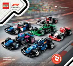 Lego F1Ⓡ-samlerracerbiler tilbud