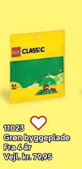 Lego Grøn byggeplade tilbud