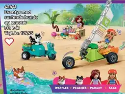Lego Eventyr med surfende hunde og scooter tilbud
