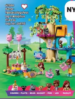 Lego Katte- fødselsdagsfest og trætophus tilbud