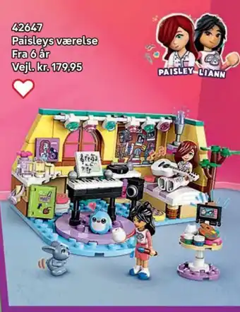 Lego Paisleys værelse tilbud