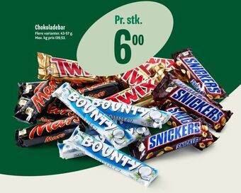 Min Købmand Chokoladebar tilbud