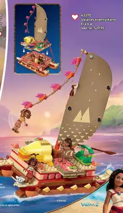 Lego Vaianas eventyrkano tilbud