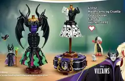 Lego Maleficents og Cruella De Vils kjoler tilbud