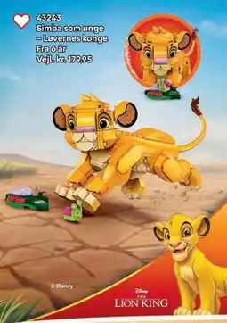 Lego Simba som unge - Løvernes konge tilbud