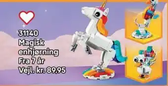 Lego Magisk enhjørning tilbud