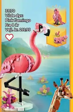 Lego Vilde dyr: Pink flamingo tilbud