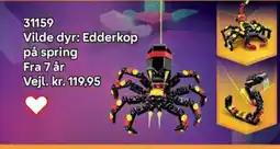 Lego Vilde dyr: Edderkop på spring tilbud