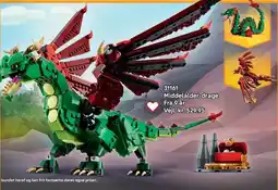 Lego Middelalder-drage tilbud