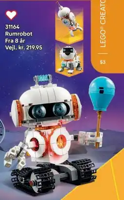 Lego Rumrobot tilbud